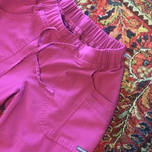 XSP jockey scrub pant and matching XXS jockey scrub top